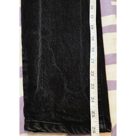 SEZANE Women Slim Parfait Heather Black Jeans Size 27 Button Fly READ DESC - Picture 16 of 16